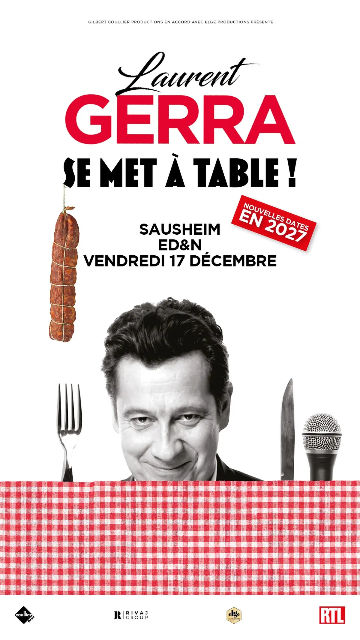 Laurent Gerra Se met à table