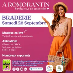 Samedi 26 septembre • La Braderie débarque à Romorantin !