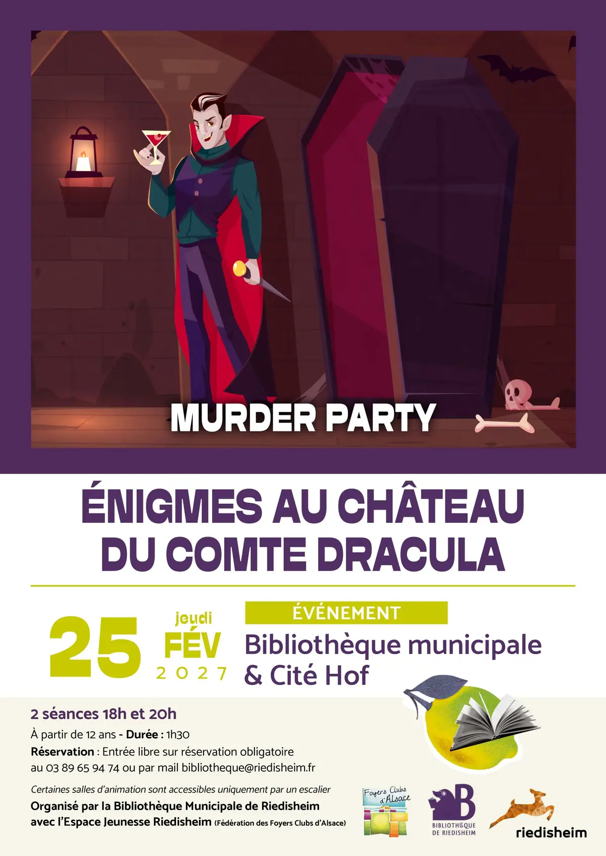Enigmes au château du Comte Dracula