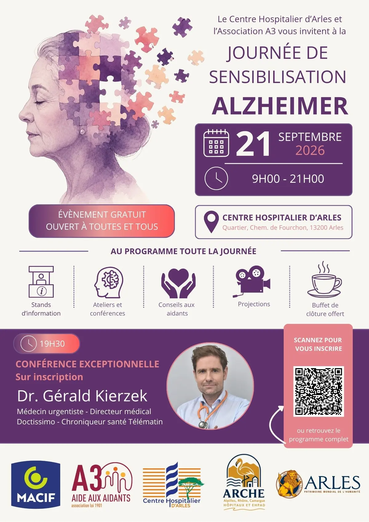 Journée de sensibilisation à la maladie d'Alzheimer