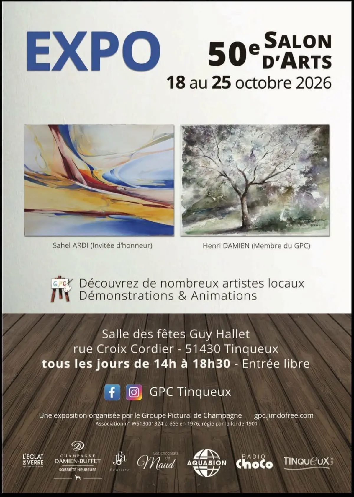 50e SALON D'ARTS Ville de Tinqueux