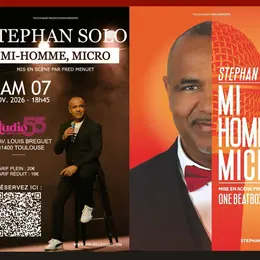 Stephan Solo dans MI-HOMME, MICRO (Humour et Human Beatbox)