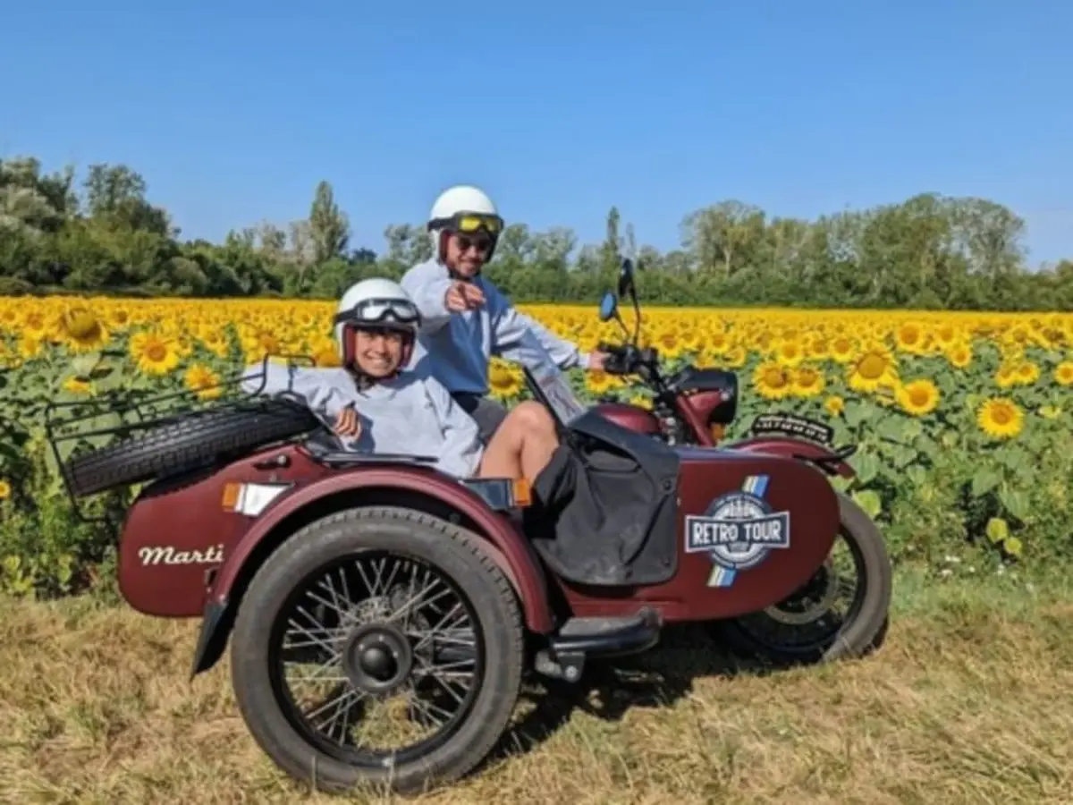 1/2 journée en side-car à la découverte de la région de Tours