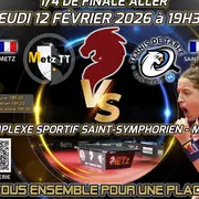1/4 de finale aller Champions League Metz TT vs Saint-Denis