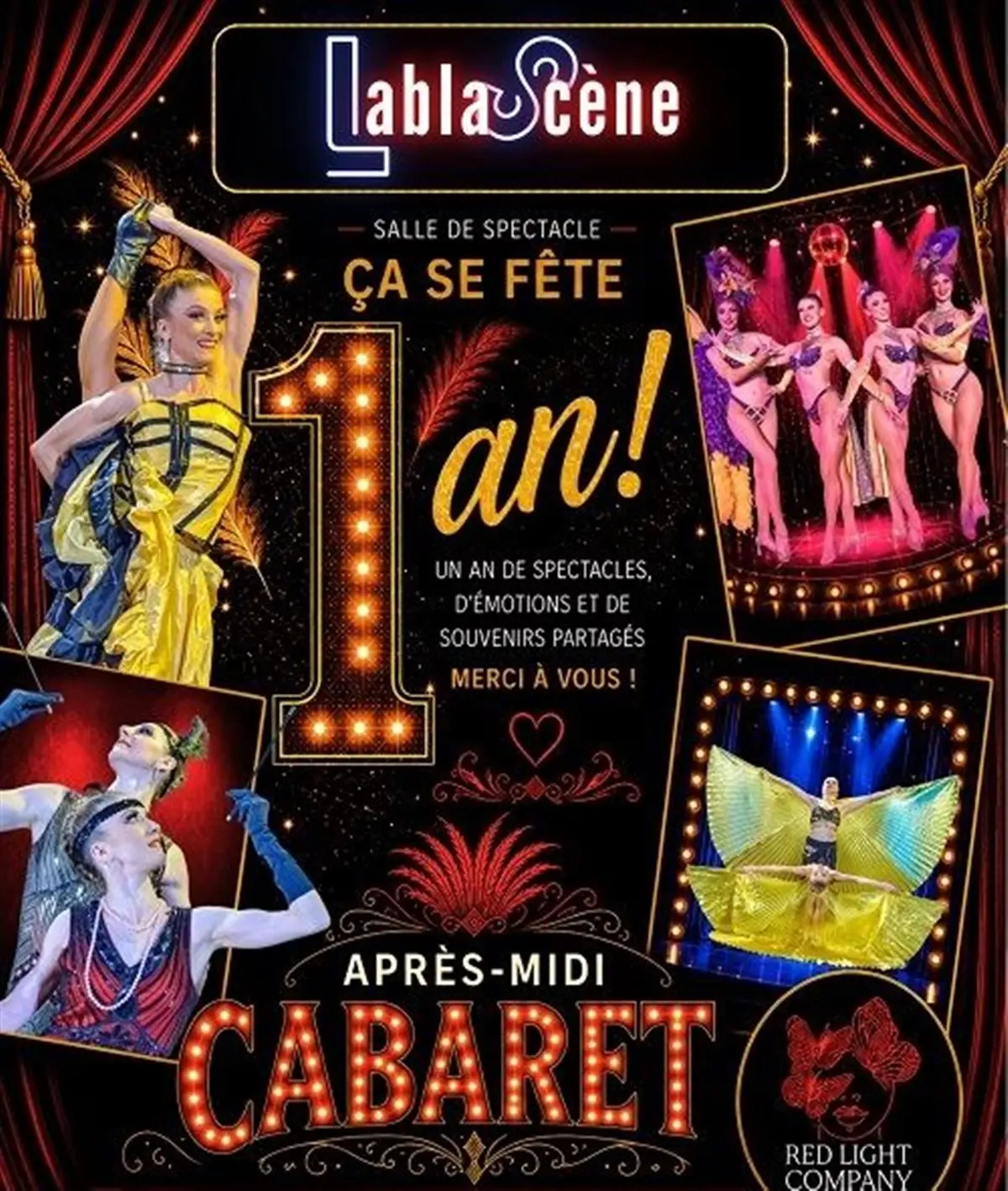 1 an de Lablascène avec le Cabaret Redlight !