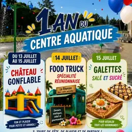 1 an du centre aquatique