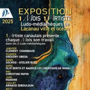 1 mois 1 artiste : Bertrant Deynac Alies Beedee Confidential- ludo-médiathèque de l'océan et de la ville