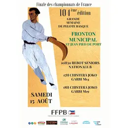 104 ème édition de la Grande semaine de pelote basque : rebot et joko garbi