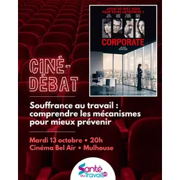 Ciné-débat / Souffrance au travail : comprendre pour mieux prévenir