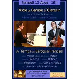 Viole Gambe & Clavecin : Au Temps du Baroque Français