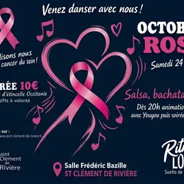 Soirée Salsa, Bachata, Rock pour Octobre Rose