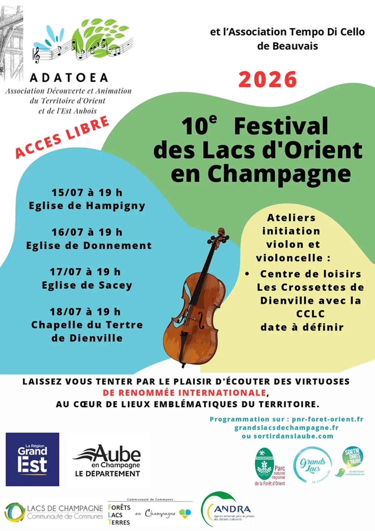 10e Festival des Lacs d'Orient en Champagne