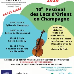 10e Festival des Lacs d'Orient en Champagne