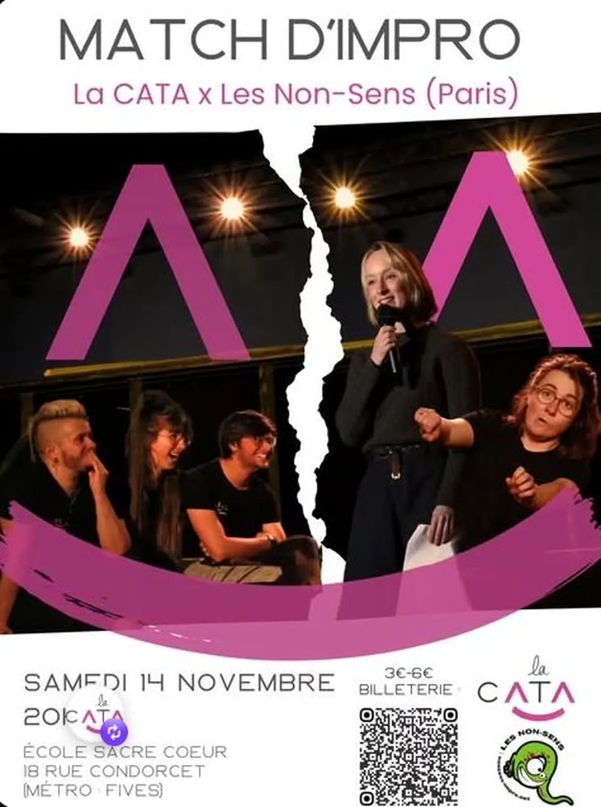 Match d'impro : La Cata x Les Non-sens (Paris)