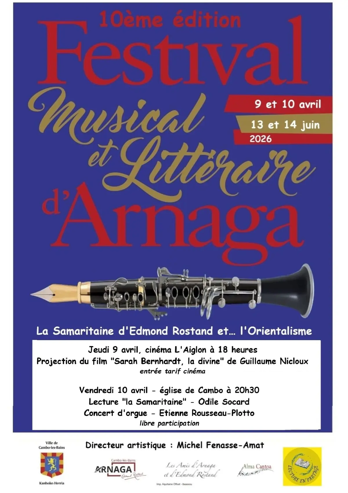 10ème Festival musical et littéraire d’Arnaga