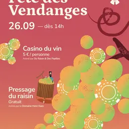 Fête des Vendanges à l’Alsace à Boire