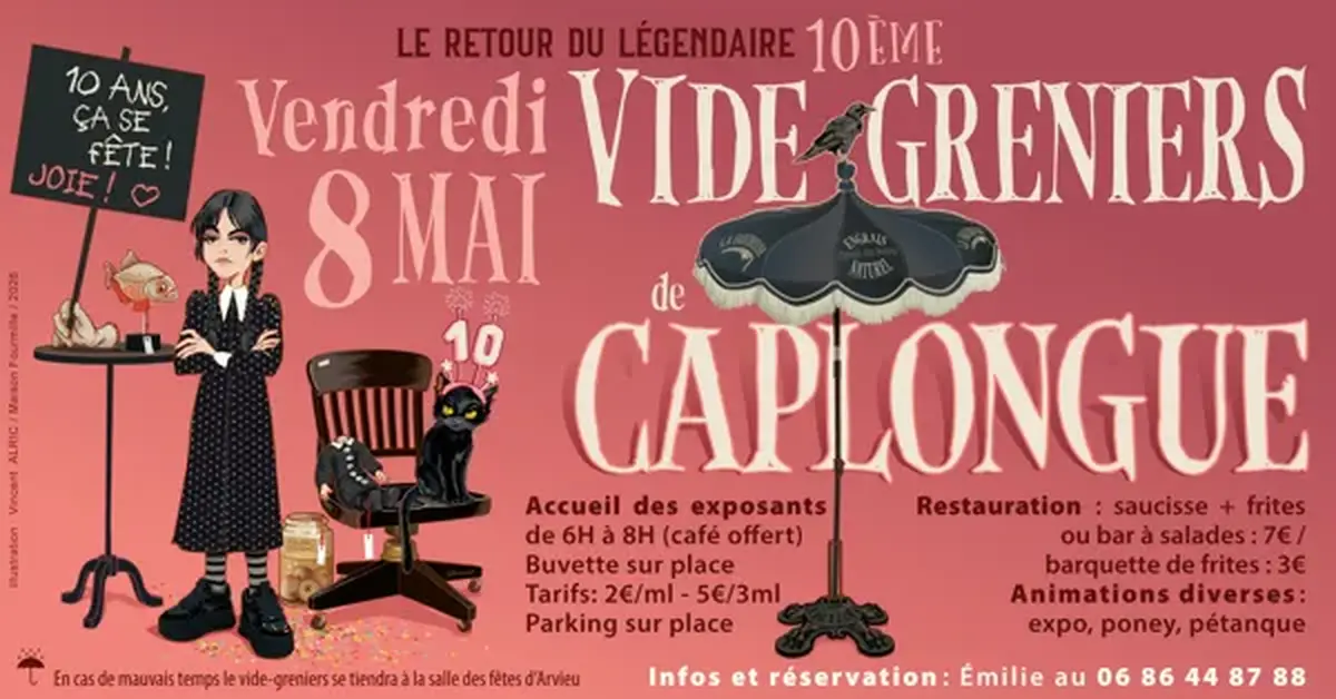 10ième Vide Grenier à Caplongue