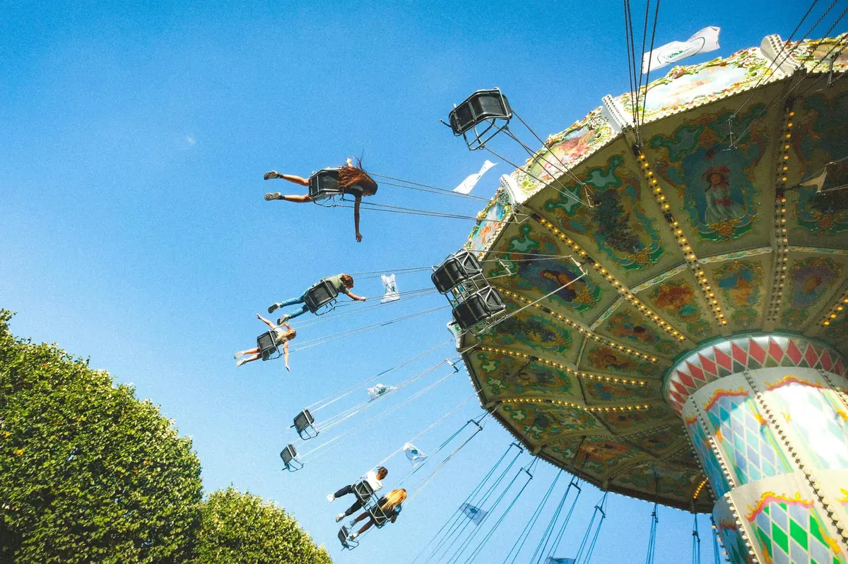 The flying chair attraction that lets you take to the skies of Paris