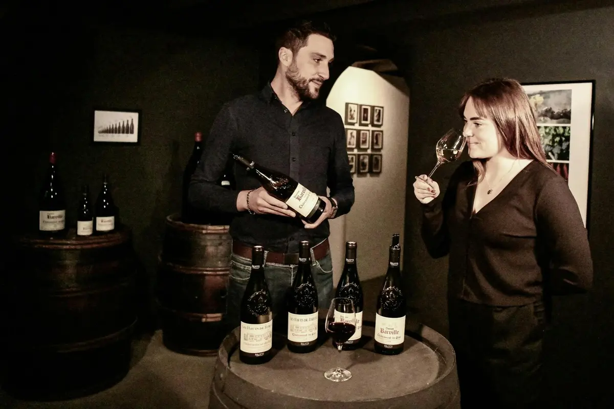 Séance de dégustation de vins