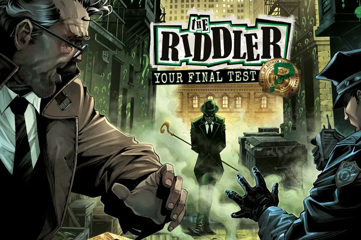 Papier peint de la salle d'évasion The Riddler