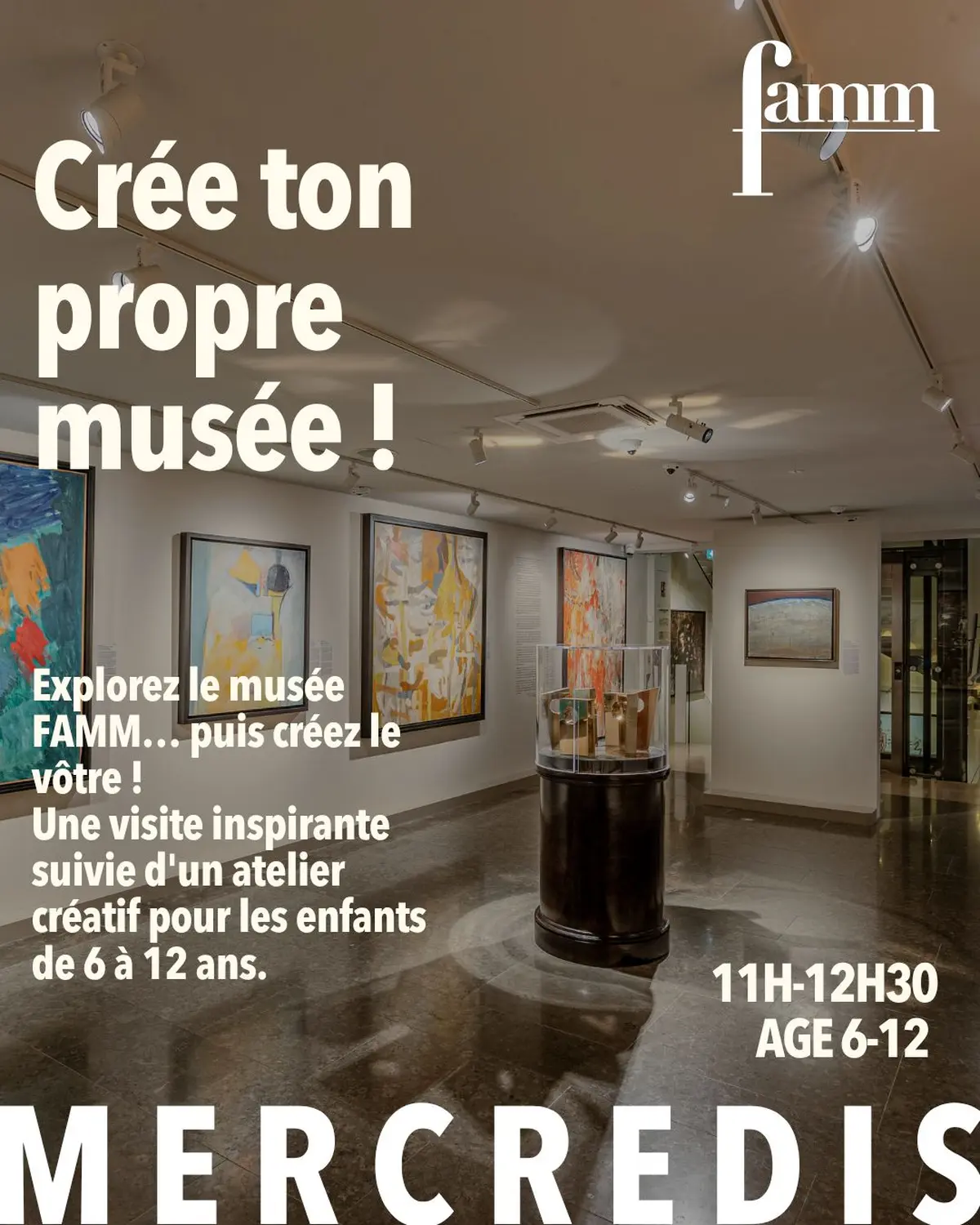 Ateliers créatifs en famille, créé ton propre musée !