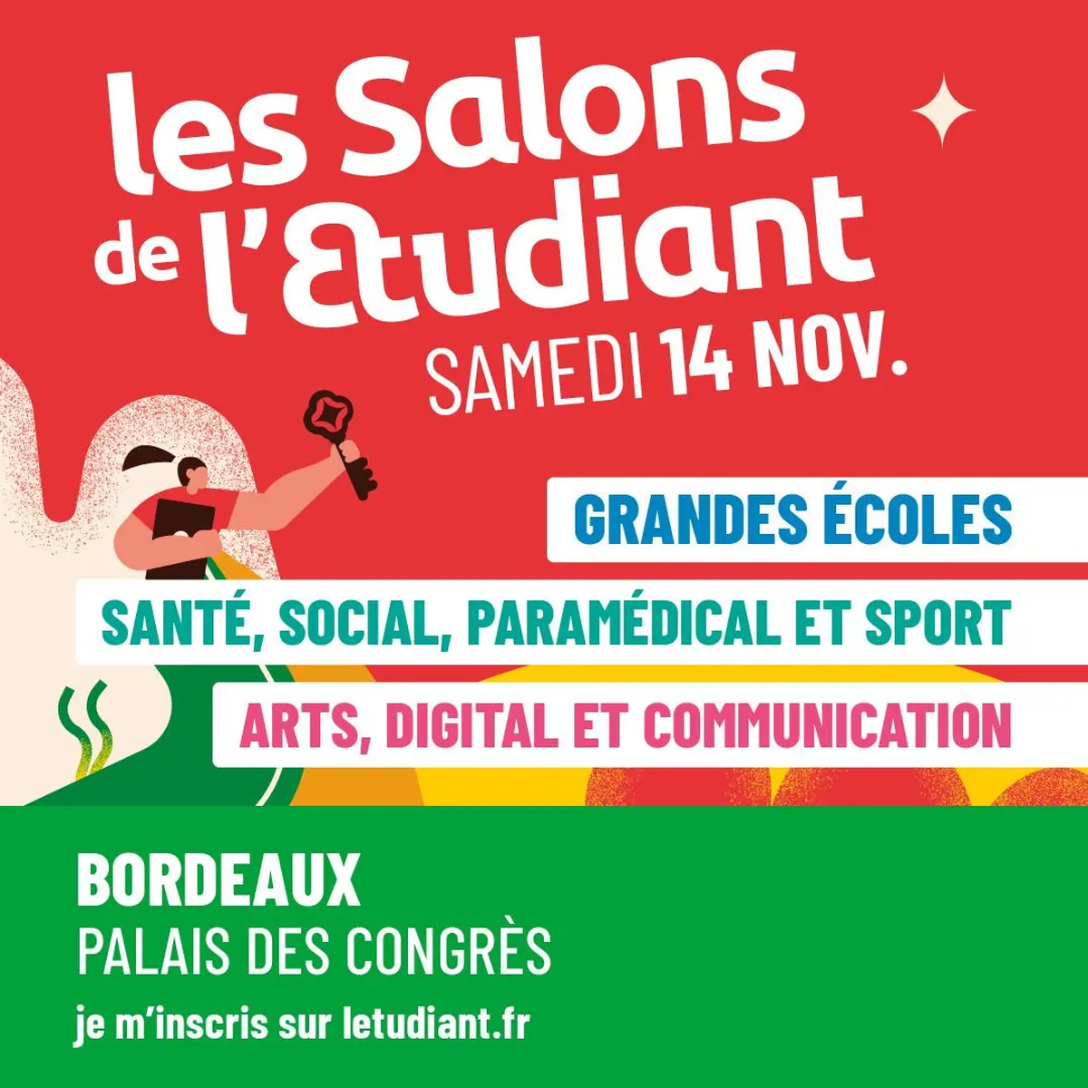 Salon de l’Étudiant : Grandes écoles, santé, social, sport, arts et digital
