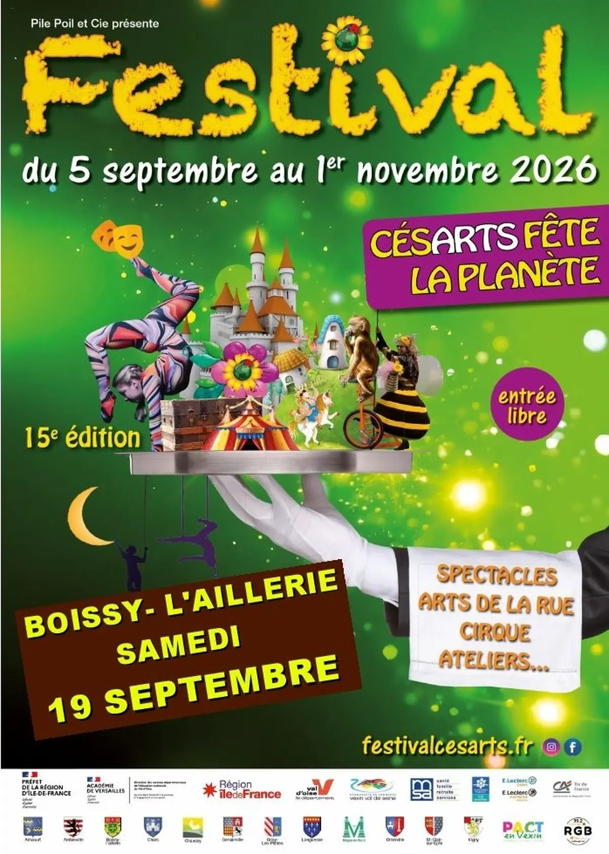 Festival Césarts fête la planète-Boissy l'Aillerie