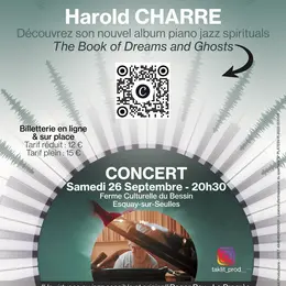 Concert piano jazz Harold CHARRE