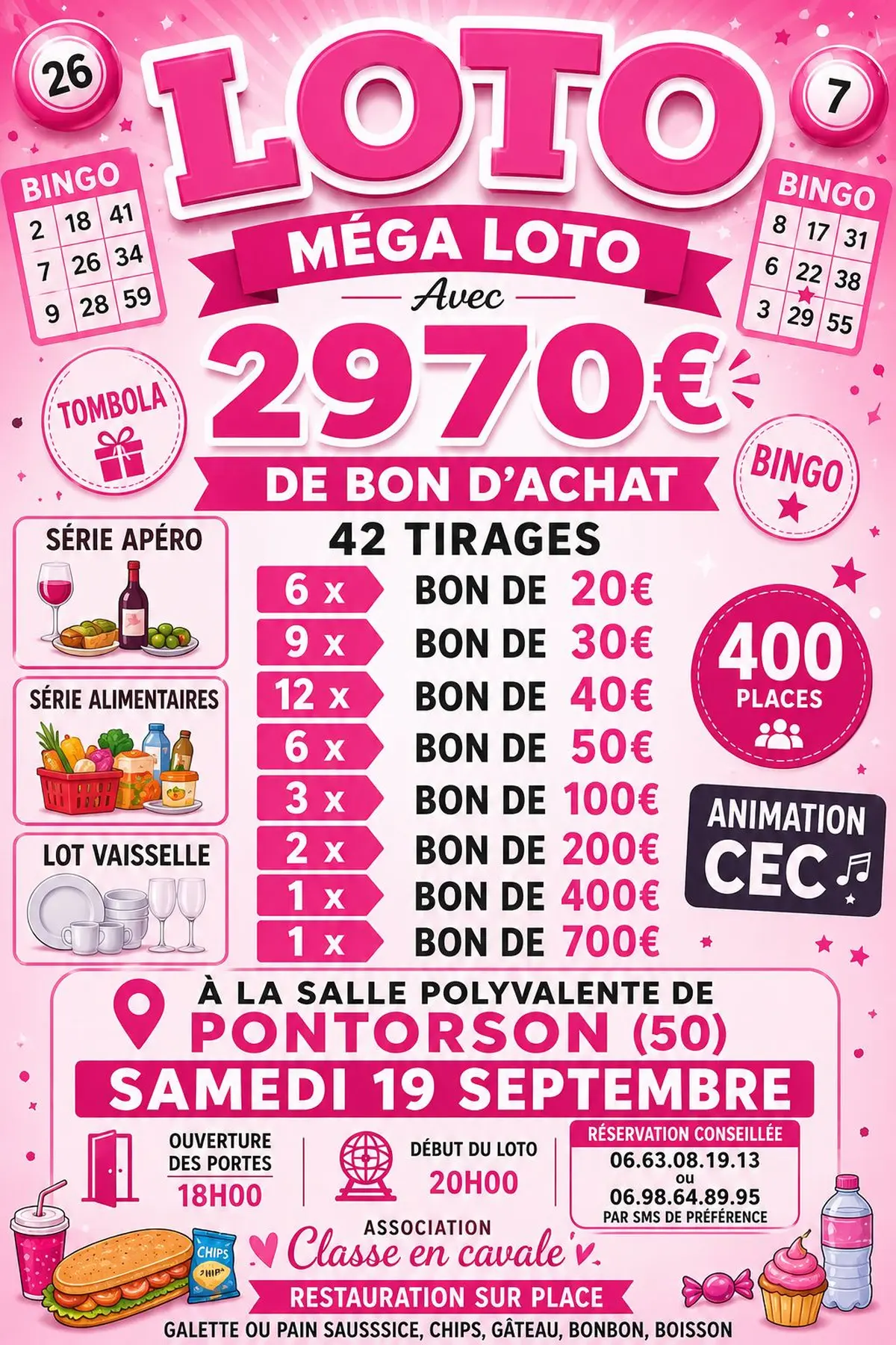 Méga Loto 2970€ BA