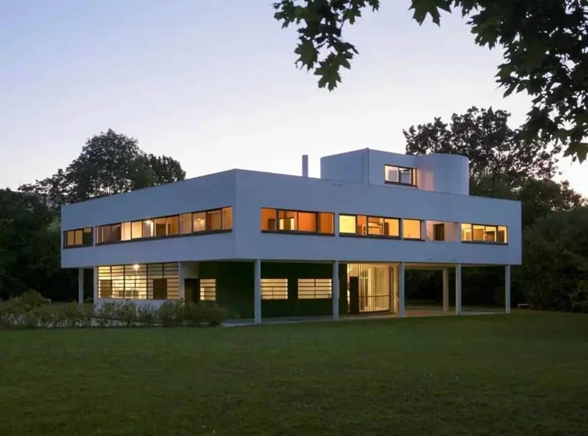 La Villa Savoye, inscrite au patrimoine mondial de l&rsquo;Unesco.
