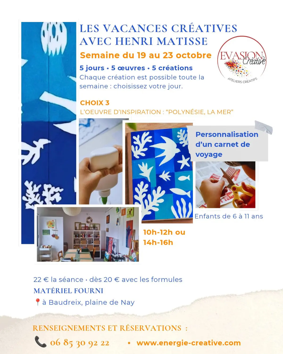 Atelier créatif enfants - A la manière de Matisse - 3
