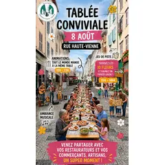 Tablée conviviale du Quartier Haute-Vienne