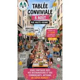 Tablée conviviale du Quartier Haute-Vienne