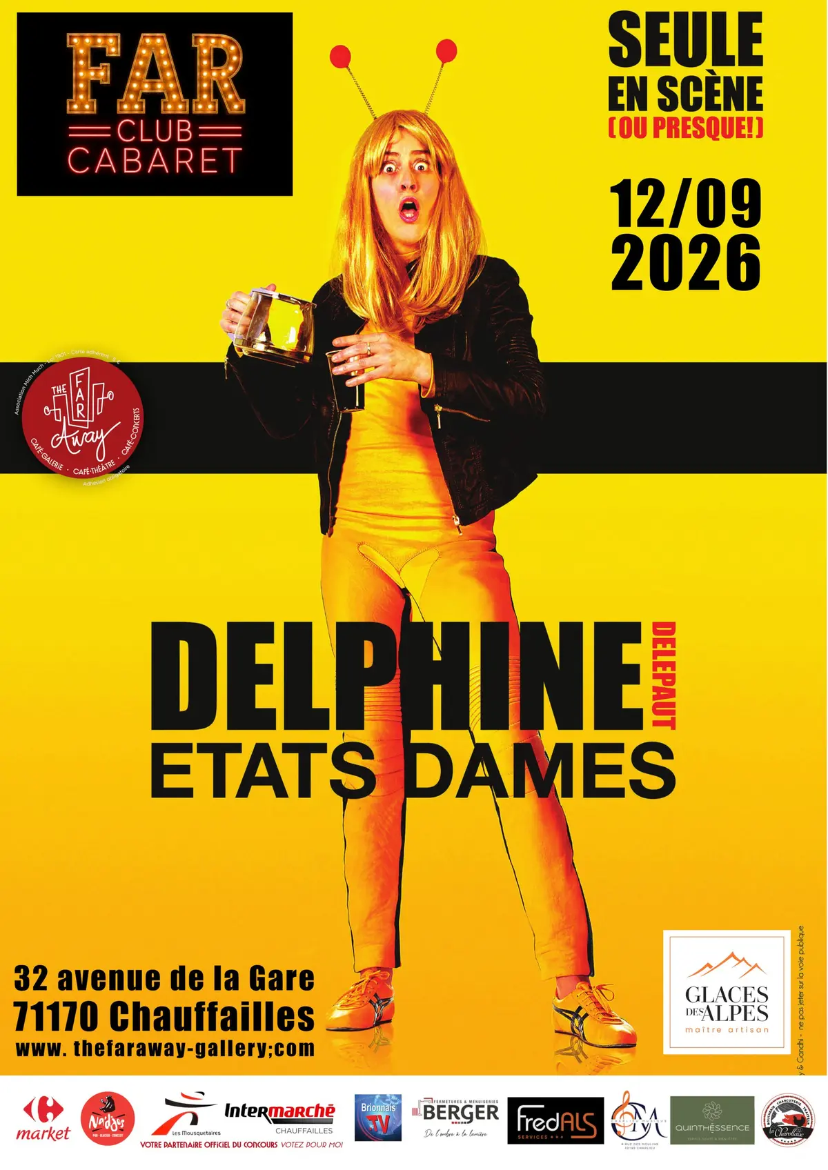 Humoriste : Delphine Delepaut - Etats Dames