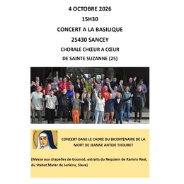 Concert en l'honneur de Jeanne-Antide Thouret