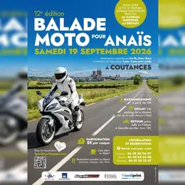 12e balade à moto pour Anaïs