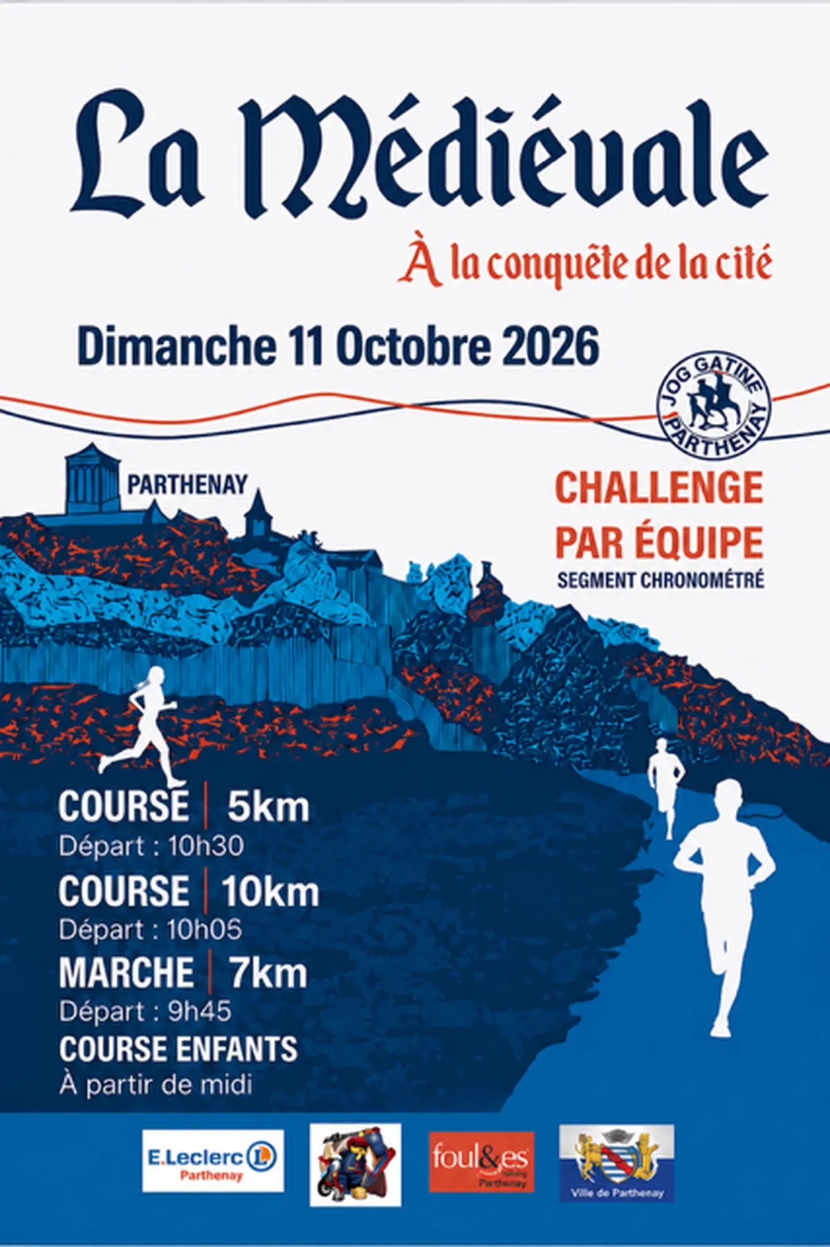 12e édition du trail urbain La Médiévale