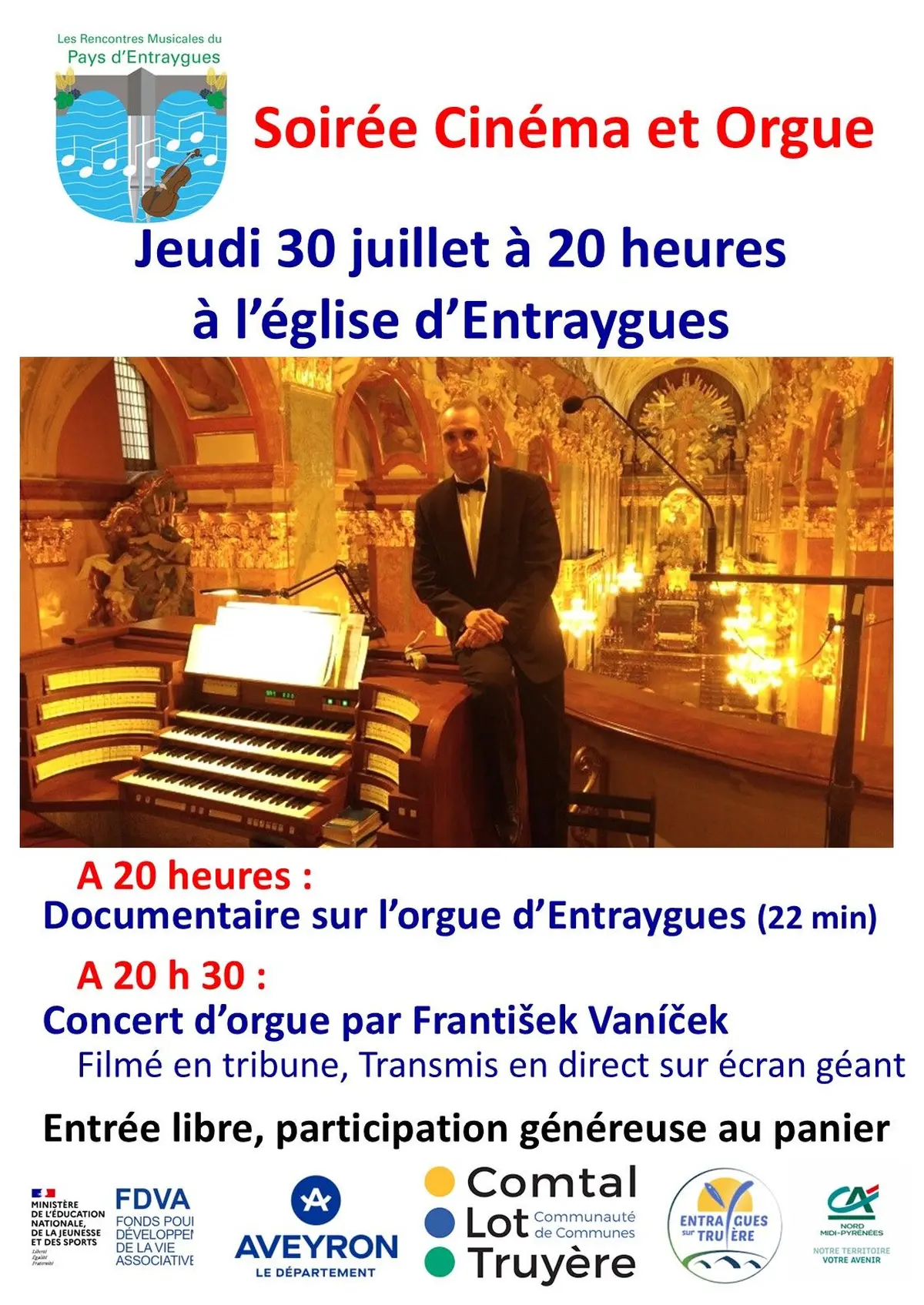 Soirée orgue et cinéma