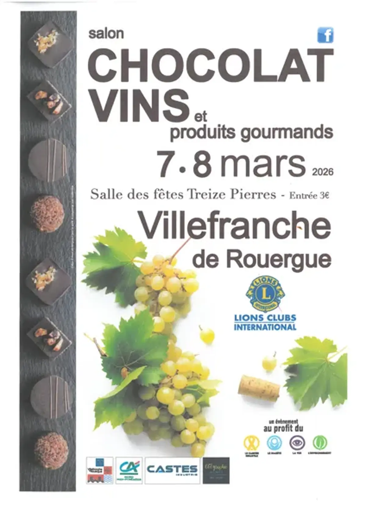 12ème Salon Chocolat, Vins et Produits Gourmands