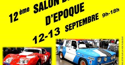 12&egrave;me Salon de V&eacute;hicules d&rsquo;&Eacute;poque
