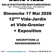 12ème vide jardins & vide greniers + Exposition