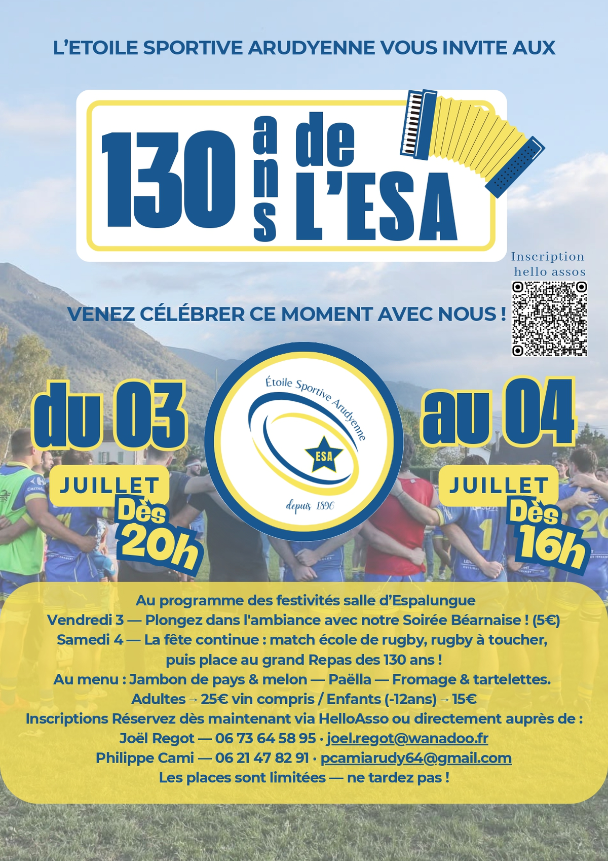 130 ans de l'Etoile Sportive Arudyenne