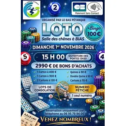 Loto BAS Mimizan Petanque 