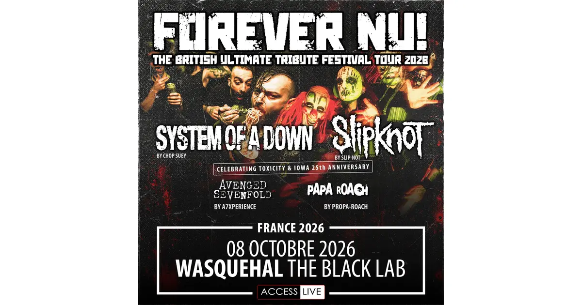 Forever Nu ! The Ultimate British Tribute Festival Tour 2026