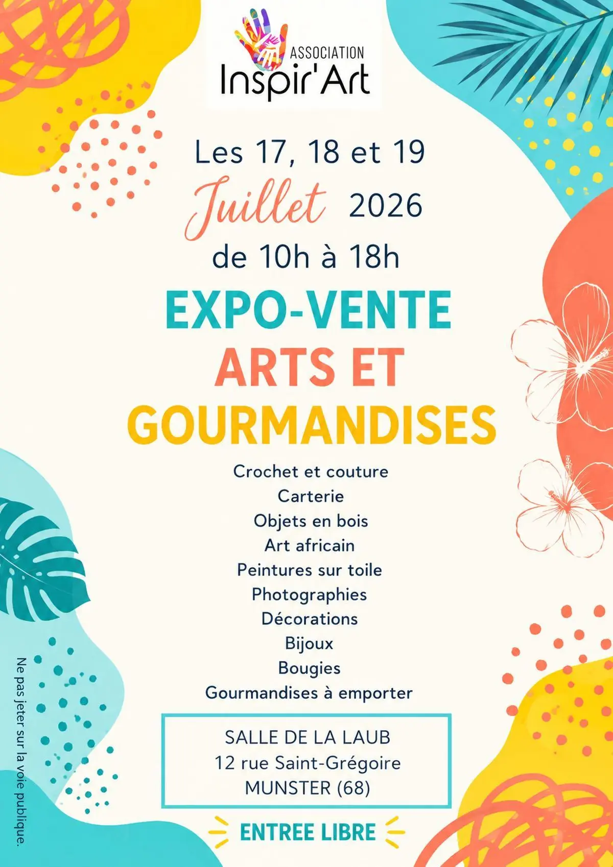 Expo Vente « Arts et Gourmandises »