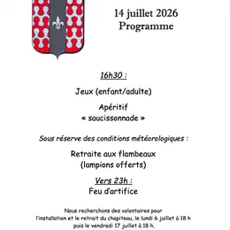 14 juillet 2026