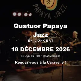 Quatuor Papaya Jazz en concert à La Caravelle