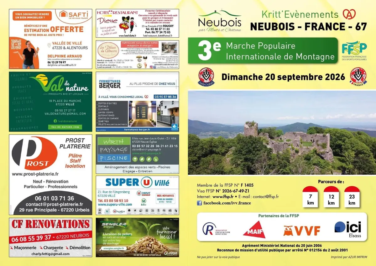 Marche populaire à Neubois 