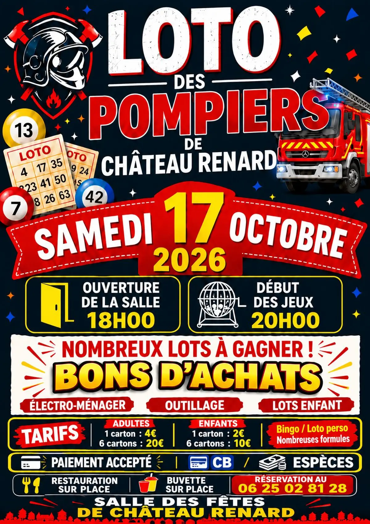 Loto des pompiers 