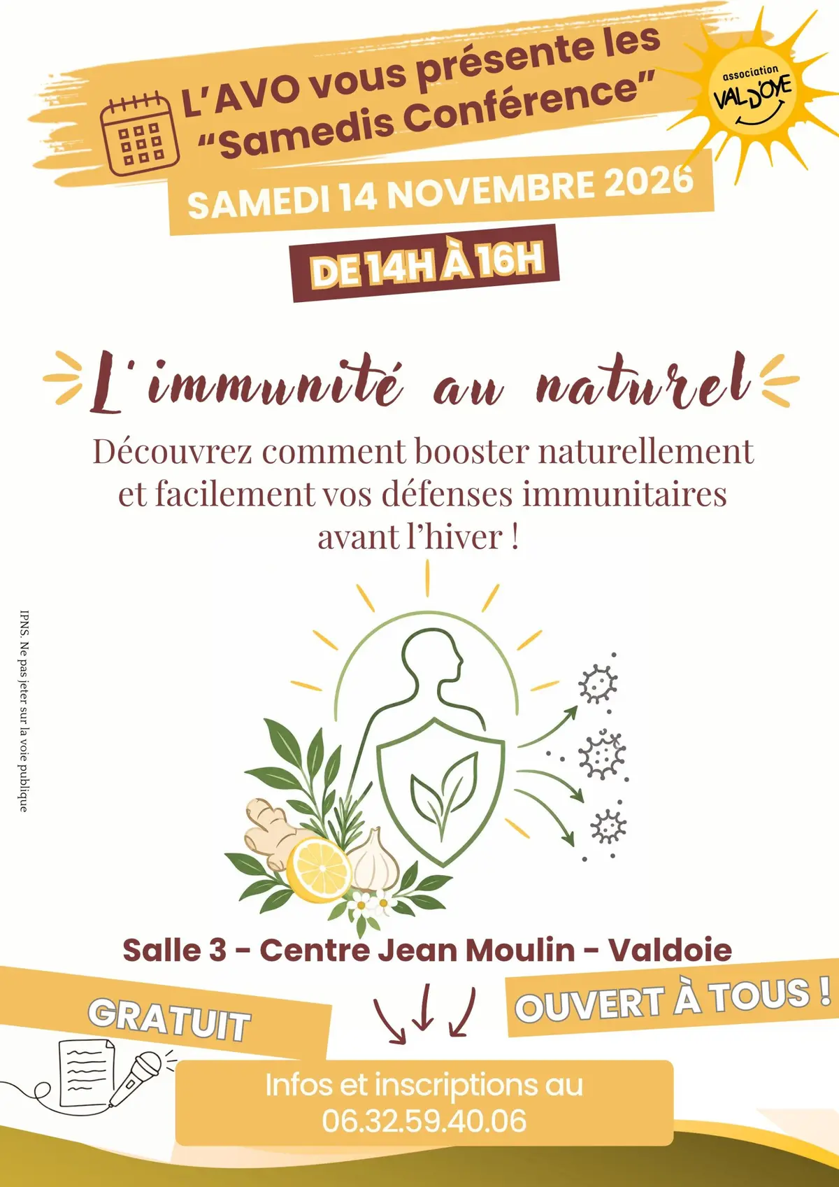 Conférence l'immunité au naturel